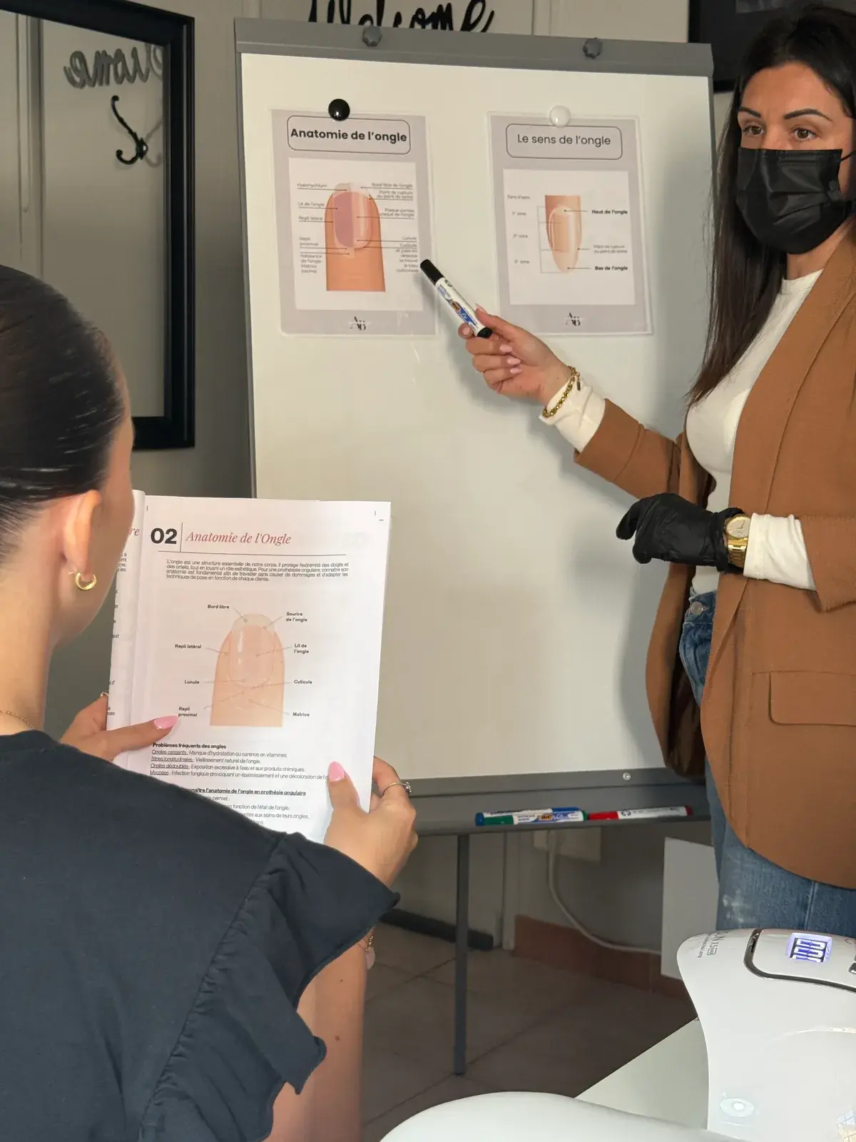 Cours illustré sur l'anatomie de l'ongle — formation professionnelle onglerie